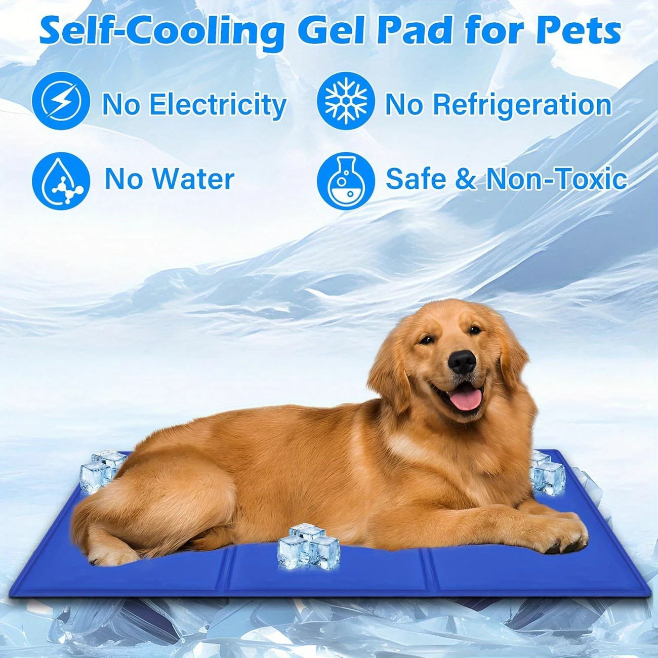 Cooling dogs mat